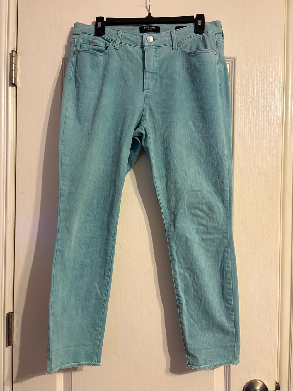 Nine West women’s Light Teal Jeans